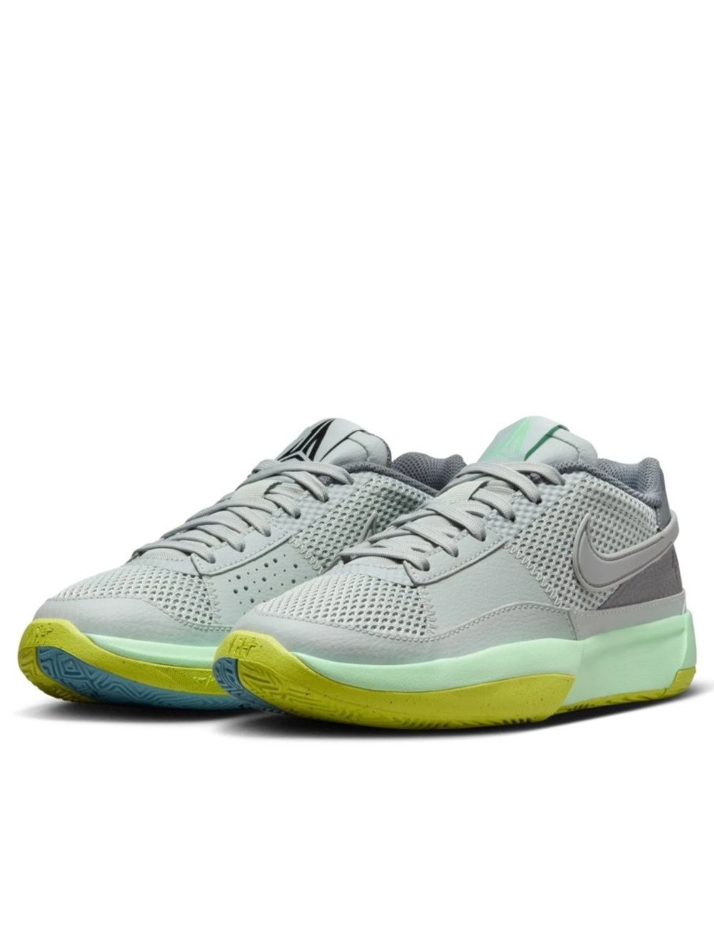 Ja 1 Big Kids' Basketball Shoes (GS) 'Light Silver/Cool Grey'